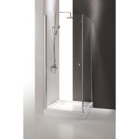 Душевой уголок Cezares Triumph TRIUMPH-D-A-1-80-P-Cr-L 80x80 левый стекло рифленое/хром