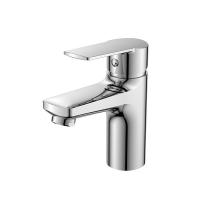 Смеситель Decoroom DR22011 одноручный для умывальника монолитный, хром