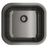 Мойка кухонная Omoikiri Omi 44-U/IF-GM вороненая сталь