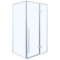 Душевой уголок Ceruttispa C1AW Белый глянец  \Прозрачное стекло 120х90