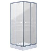 Душевой уголок Timo Biona TL-9002 R 90x90 стекло узорчатое/хром