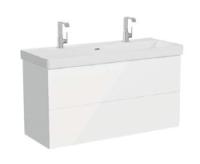 Тумба подвесная с раковиной Metropole Pure 120 см 67334, белая глянец Тумба подвесная с раковиной Metropole Pure 120 см 67334, белая глянец