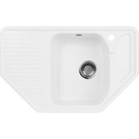 Гранитная мойка AquaGranitEx M-10 белый