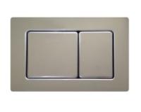 Клавиша смыва Boheme нержавеющая сталь 650-CR, хром