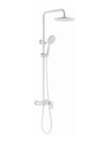 Душевая колонна Boheme SPECTRE 458-MW, белый матовый