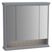 Зеркало-шкаф Vitra Valarte 62232 80 см с подсветкой, серый матовый Зеркало-шкаф Vitra Valarte 62232 80 см с подсветкой, серый матовый