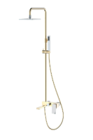 Душевая колонна Boheme Q 148-GCR.2, золото/хром