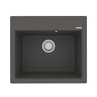 Мойка кухонная Lemark HANKA 570 серый шёлк