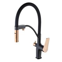 Смеситель Lemark Bronx LM3761BLR для кухни, с гибким изливом, с подключ. к фильтру питьевой воды, че Смеситель Lemark Bronx LM3761BLR для кухни, с гибким изливом, с подключ. к фильтру питьевой воды, че