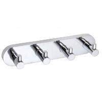 Крючок Bemeta Omega 104405212 104405212 четверной на планке Крючок Bemeta Omega 104405212 104405212 четверной на планке