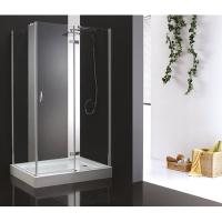 Душевой уголок Cezares Bergamo BERGAMO-W-AH-1-90/80-P-Cr-R 90x80 правый стекло рифленое/хром