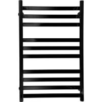 Полотенцесушитель водяной Laris Кватро 73207306ЧМБФ П10 80х50 Черный матовый Полотенцесушитель водяной Laris Кватро 73207306ЧМБФ П10 80х50 Черный матовый