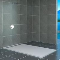 Душевой поддон RGW Stone Tray STM-178W Белый / Хром 80х170