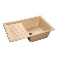 Мойка кухонная GranFest Practic Бежевый 76х50