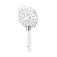 Душевая лейка WasserKraft A058 Диаметр 120 мм, 3 режима, хром/белый