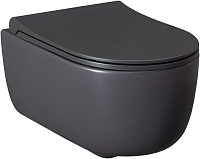 Унитаз подвесной безободковый Allen Brau Priority 4.31002.AN, антрацит