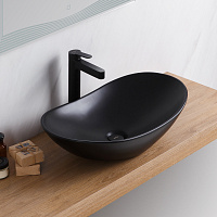 Раковина накладная BelBagno BB1404-H301 60,5*36 см, черная матовая Раковина накладная BelBagno BB1404-H301 60,5*36 см, черная матовая