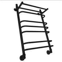 Полотенцесушитель водяной Двин FQ 4627169460177 Черный Матовый с полкой 80х50