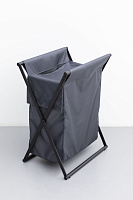 Корзина для белья Allen Brau Priority 00312049, черный/серый