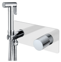 Гигиенический душ Boheme Stick 127-WCR.2, белый глянец/хром Гигиенический душ Boheme Stick 127-WCR.2, белый глянец/хром