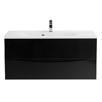 Тумба подвесная BelBagno MARINO 110 см, Nero Lucido 