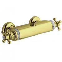 Смеситель с термостатом Cezares Golf GOLF-DS-T-03/24 для душа золото 24 карат Смеситель с термостатом Cezares Golf GOLF-DS-T-03/24 для душа золото 24 карат