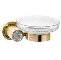 Мыльница настенная Boheme ROYALE CRISTAL GOLD 10923-G, золото