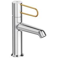 Смеситель Jacob Delafon Odeon Rive Gauche E21028-GLD-CP Для раковины Хром / Золото с д/к Смеситель Jacob Delafon Odeon Rive Gauche E21028-GLD-CP Для раковины Хром / Золото с д/к