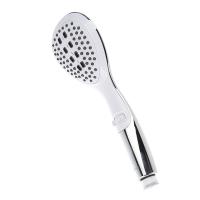 Душевая лейка Gappo G25 Диаметр 100 мм, 2 режима, хром/белый