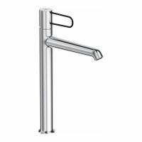 Смеситель Jacob Delafon Odeon Rive Gauche E21030-BL-CP Для раковины хром, ручка черная