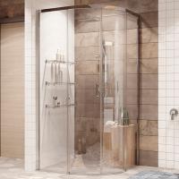 Душевой уголок Ambassador Queen 11011102 Хром / Прозрачное стекло 100х100
