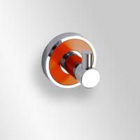 Крючок Bemeta Trend-i 104106028g одинарный для одежды оранжевая основа