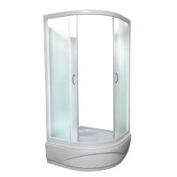 Душевой уголок Sean S-6030 90*90 90x90 стекло матовое/белый