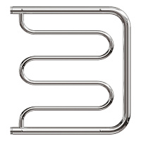 Полотенцесушитель водяной Point PN25555P 500x500 Фокстрот с полкой, хром Полотенцесушитель водяной Point PN25555P 500x500 Фокстрот с полкой, хром