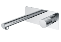 Смеситель для раковины встраиваемый в стену Boheme Stick 125-CRCR.2, хром