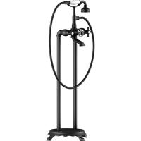 Смеситель Timo Nelson 1900/03Y-CR Для ванны с душем напольный Черный