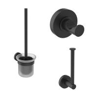 Набор аксессуаров Ideal Standard IOM A9246XG 3 в 1 Черный матовый/Матовое стекло