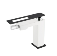 Смеситель для биде Boheme Q 146-WB, белый/черный