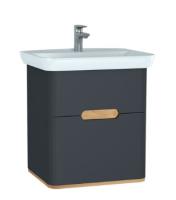 Тумба подвесная Vitra Sento с подсветкой 60 см 60834, серый матовый Тумба подвесная Vitra Sento с подсветкой 60 см 60834, серый матовый