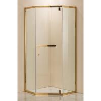 Душевой уголок Grossman Pragma PR-90GD 90x90 стекло прозрачное/золото