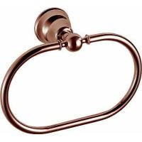 Полотенцедержатель Inda Raffaella A32160BZ 23 см овал бронза