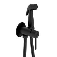 Смеситель с гигиеническим душем Milardo Tidy 001BLR0M08 Встраиваемый, Черный матовый