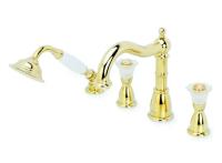 Смеситель на борт ванны Boheme 395-Camelia 395-Camelia, золото