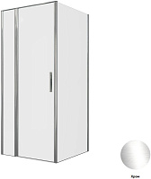 Душевой угол Allen Brau Priority 3.31025.00 + 3.31043.00 90*90*200 см, профиль хром