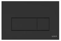 Клавиша смыва Vitra Root Square 740-2311, черная матовая Клавиша смыва Vitra Root Square 740-2311, черная матовая