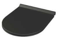 Сиденье для унитаза Boheme Nero 966-B микролифт, черная матовая