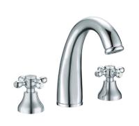 Смеситель для раковины на 3 отверстия Boheme TRADIZIONALE CROMO 277, хром