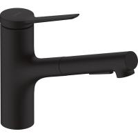 Смеситель Hansgrohe Zesis M33 74800670 Для кухни Черный матовый 2jet