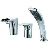 Смеситель D&K DA143 DA1434201 для ванны на бортик хром