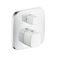 Смеситель с термостатом Hansgrohe PuraVida 15771400 Для душа белый Смеситель с термостатом Hansgrohe PuraVida 15771400 Для душа белый